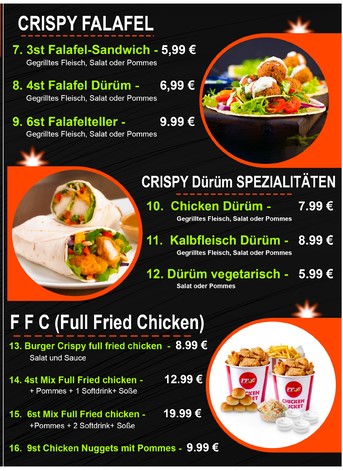 Menu Full Fried Chicken